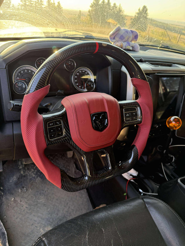 4TH GEN RAM 1500 CUSTOM STEERING WHEEL