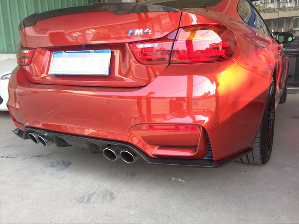 F80/F82 3D Carbon Fiber Rear Diffuser