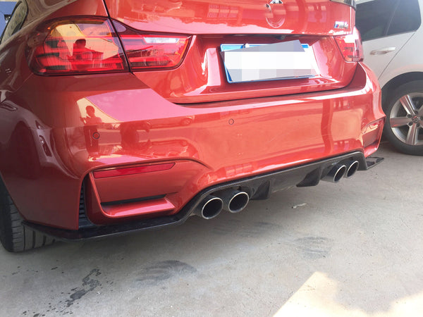 F80/F82 3D Carbon Fiber Rear Diffuser