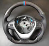 BMW FLAT-BOTTOM CARBON FIBER STEERING WHEEL NON-SPORT AIRBAG | F30 F32 F34 F36 328i 330i 335i 428i 430i 435i