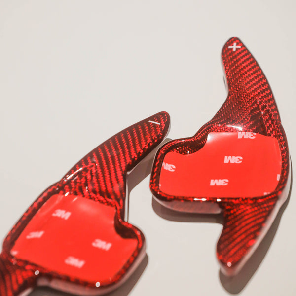 Gloss Red Carbon Paddle Extenders