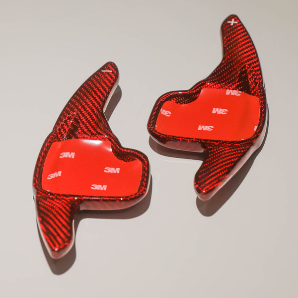 Gloss Red Carbon Paddle Extenders