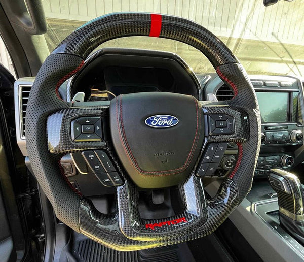 FORD F150 CARBON STEERING WHEEL UPGRADE 2015-2020 GEN 13