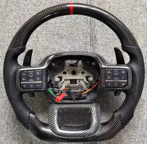 2020-2025 FORD F150 GEN 14 CARBON CUSTOM STEERING WHEEL