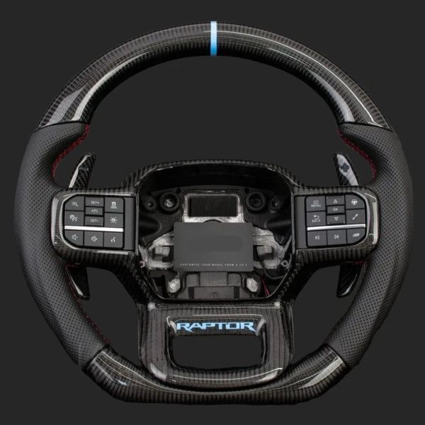 2020-2025 FORD F150 GEN 14 CARBON CUSTOM STEERING WHEEL