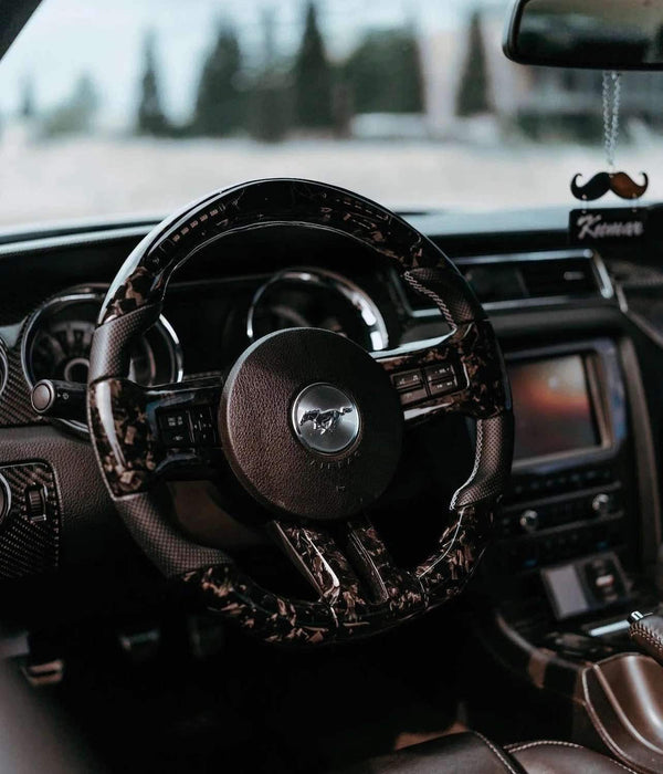 2010-2014 CUSTOM FORD MUSTANG STEERING WHEEL UPGRADE