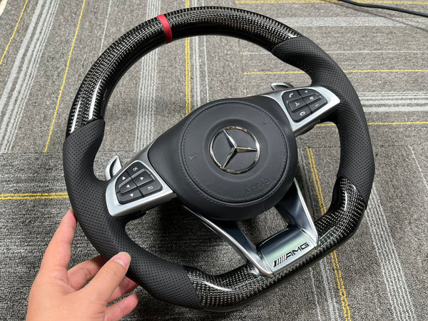 MERCEDES CUSTOM CARBON STEERING WHEEL 2015 - 2018