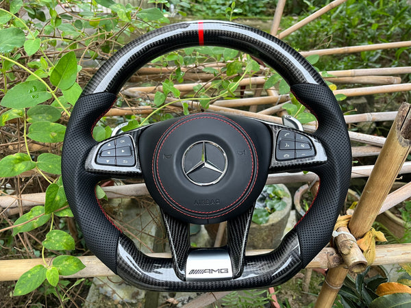 MERCEDES CUSTOM CARBON STEERING WHEEL 2015 - 2018