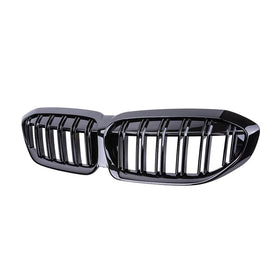 G20 GLOSS BLACK DOUBLE-SLAT GRILLE