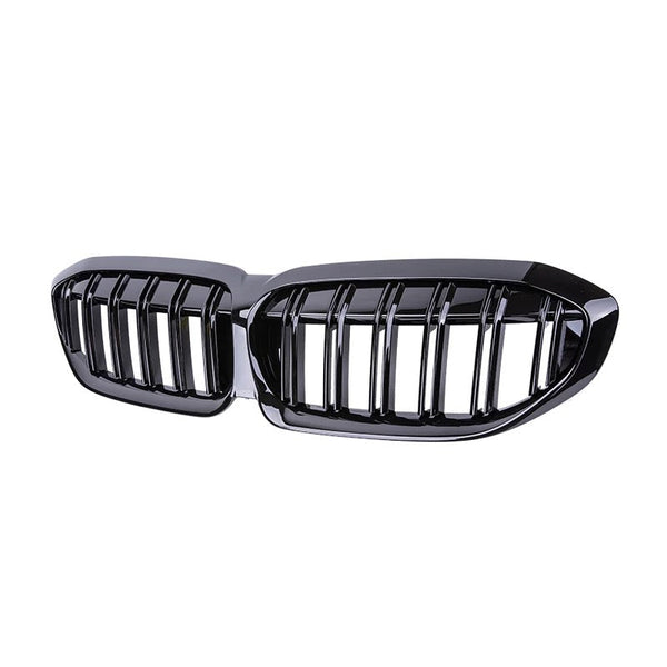 G20 GLOSS BLACK DOUBLE-SLAT GRILLE