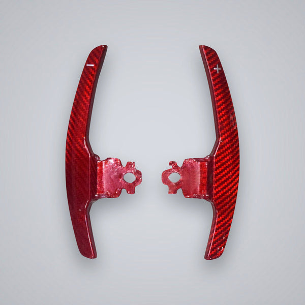 Gloss Red Carbon Paddle Shifters V2