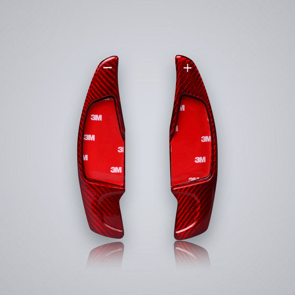 Gloss Red Carbon Paddle Extenders