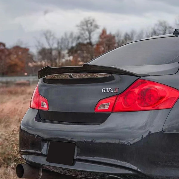 INFINITI G37 SEDAN V STYLE SPOILER GLOSS BLACK