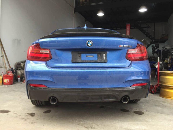 BMW F22 Carbon Fiber Rear Diffuser