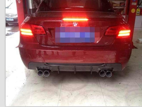 BMW E92 3 Series M Tech DTM Carbon Fiber Rear Diffuser - Quad