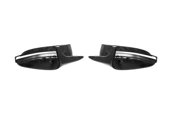 G22 M STYLE WINGED CARBON MIRROR CAPS
